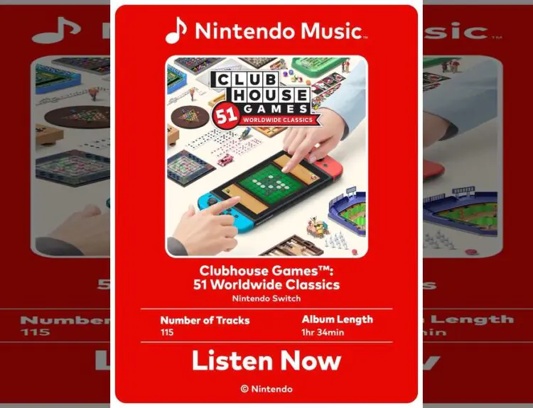 Clubhouse Games Soundtrack Hits Nintendo Music App and Gamers Are Divided
